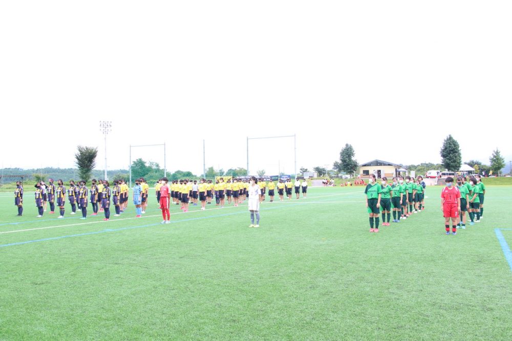 高校女子サッカー関東選手権県予選の様子