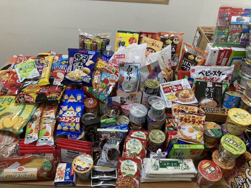 フードバンク山梨様へ食品を寄付しました