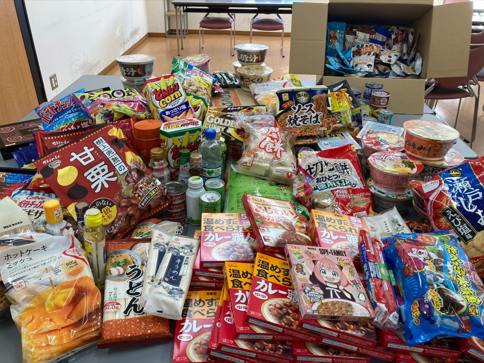 フードバンク山梨様へ食品を寄付しました