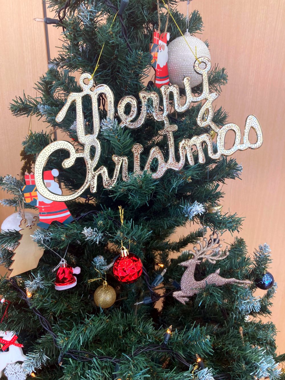 クリスマスツリー飾りました